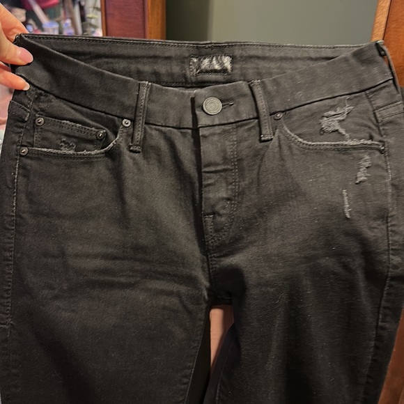 MOTHER denim The Looker Ankle Fray Guilty As Sin jeans 24 - Picture 5 of 8